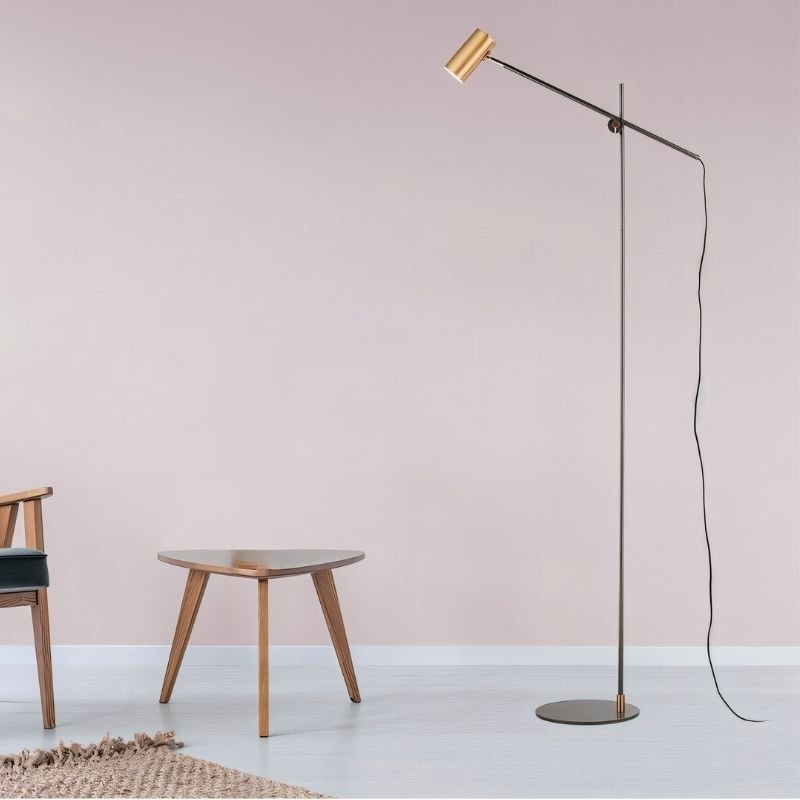 Modern Bellis Floor Lamp by Residence Supply with a sleek design, ideal for contemporary living room lighting.