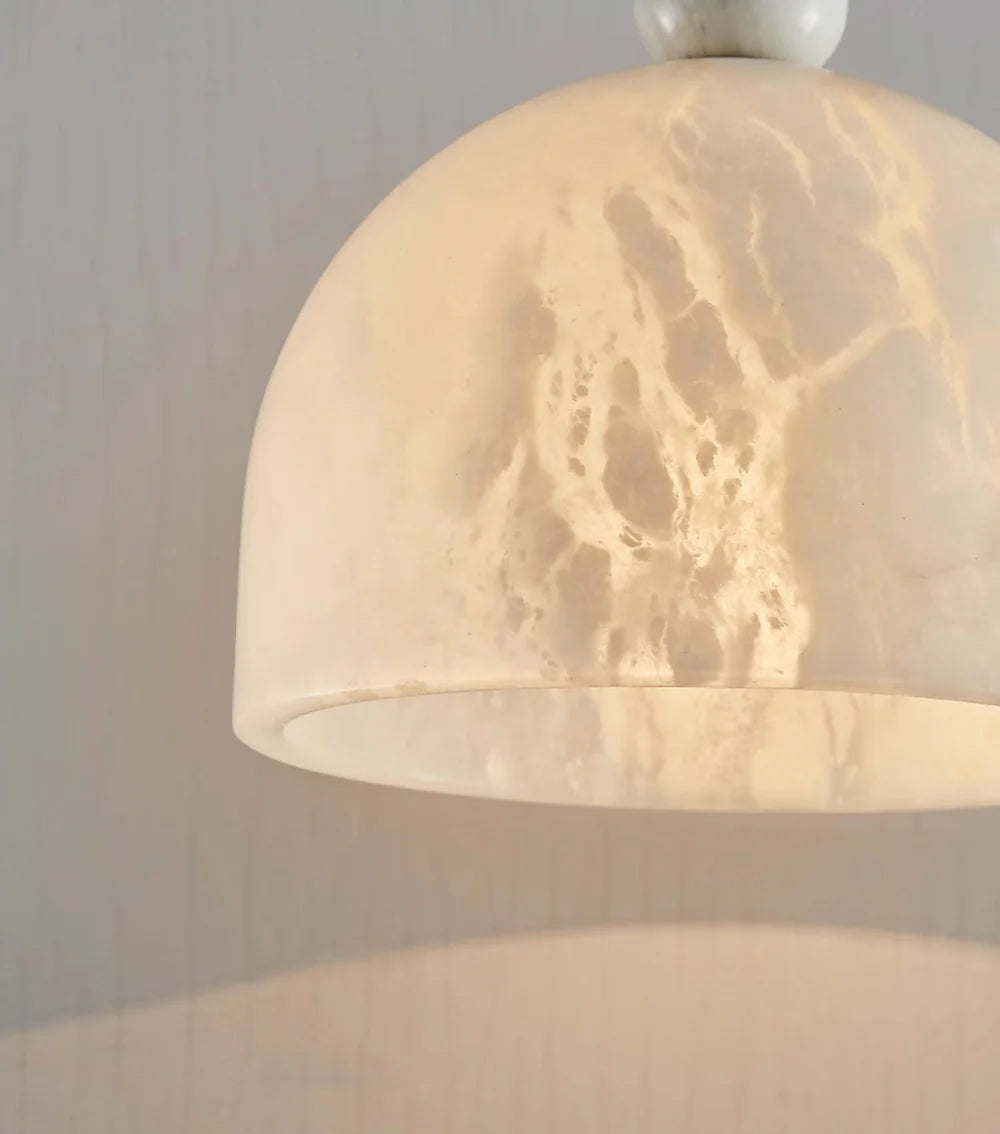 Brass Blair Alabaster Pendant Light - Nuvé