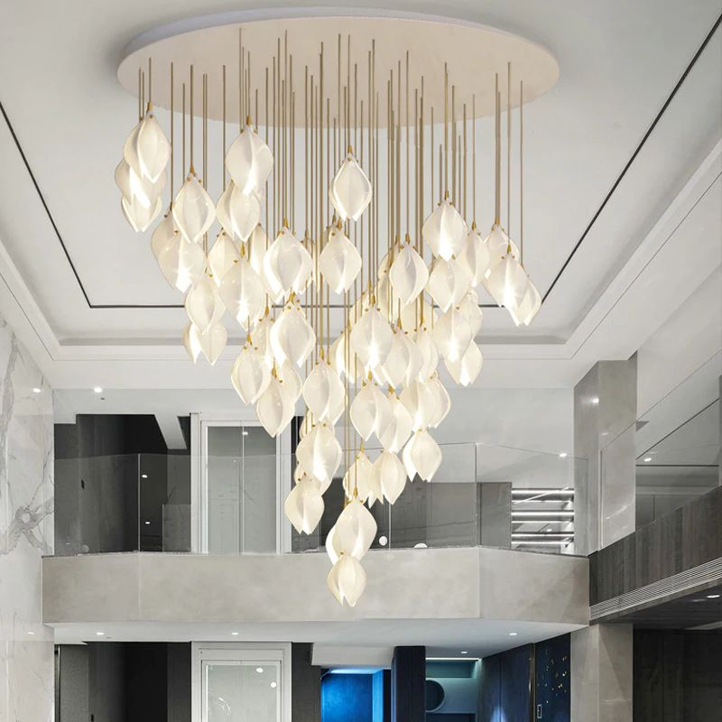 Bloom Porcelain Petals Pendant Light - Nuvé