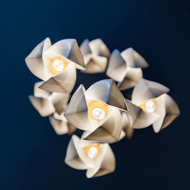 Bloom Porcelain Petals Pendant Light - Nuvé