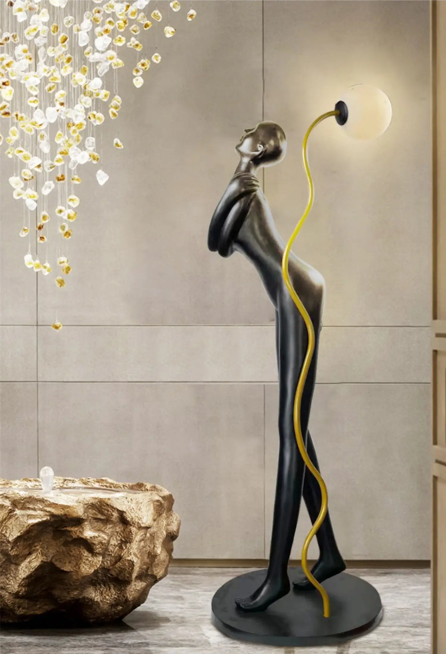 Body Art Venus Sculpture Floor Lamp - Nuvé