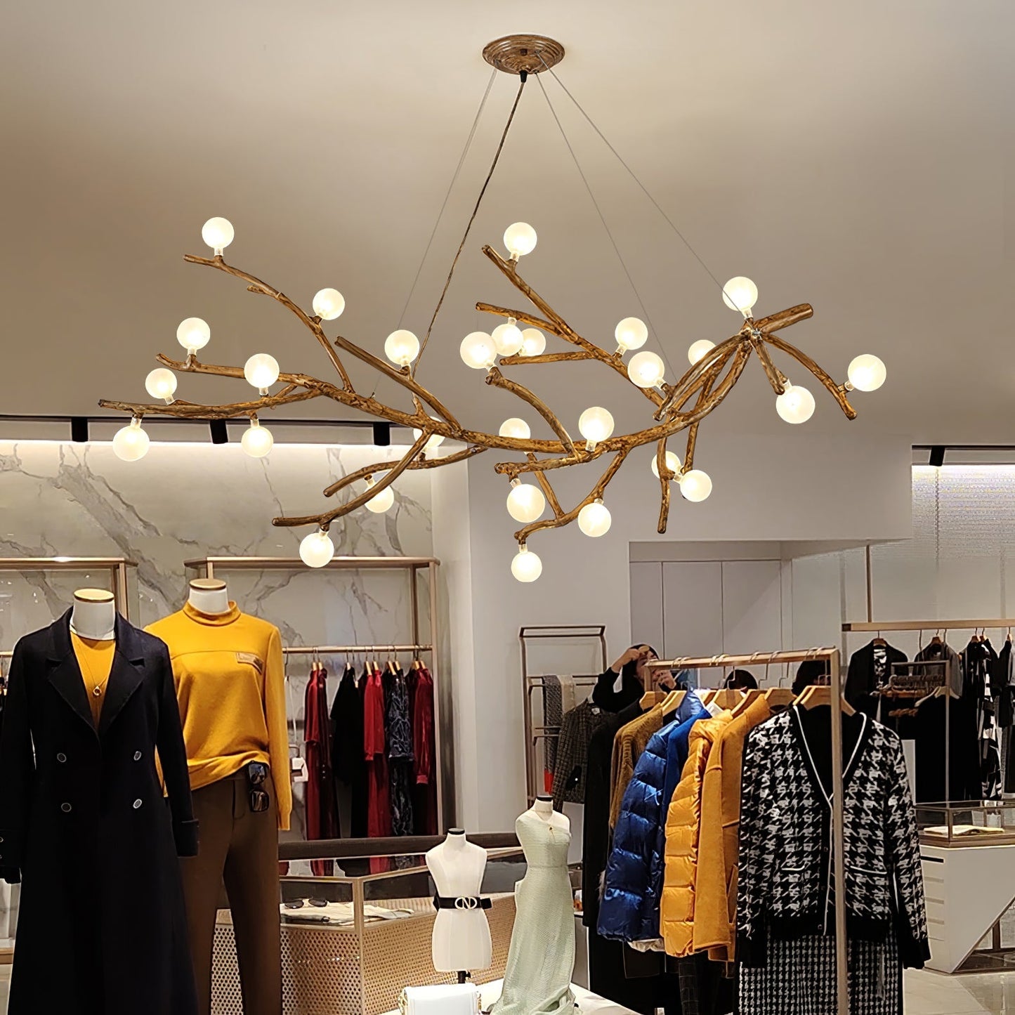 Boho Tree Branch Chandelier - Nuvé