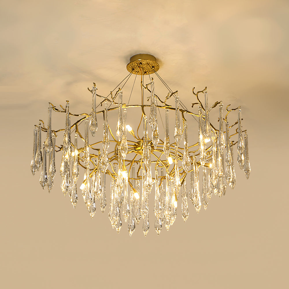 Branchs Brass Chandelier - Nuvé