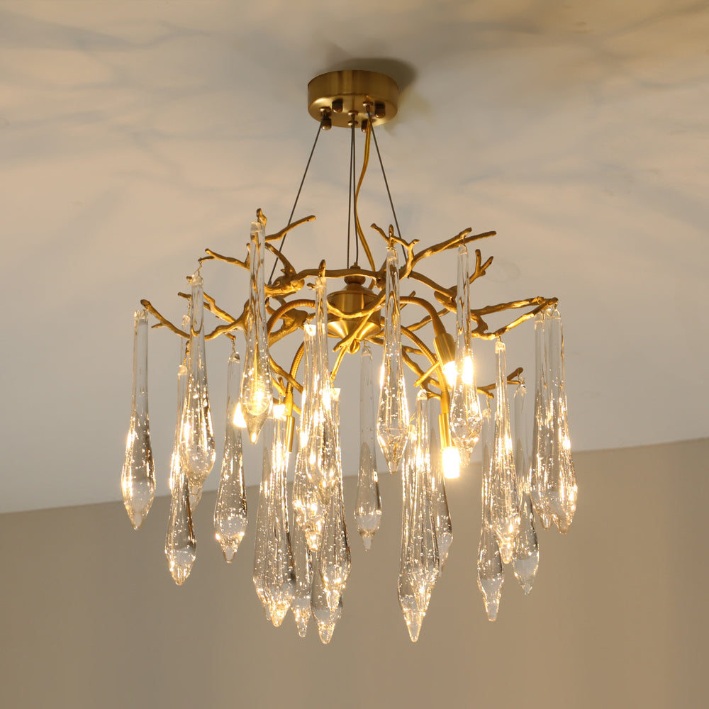 Branchs Brass Chandelier - Nuvé