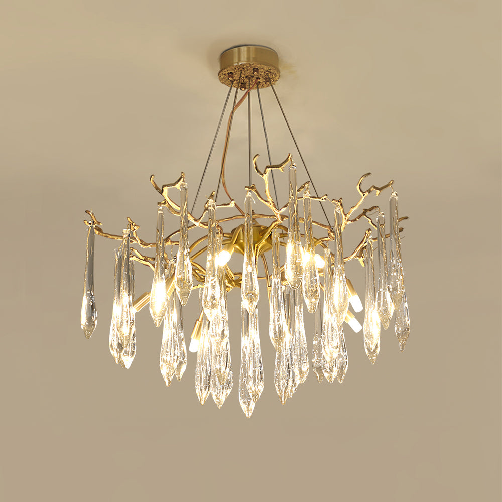 Branchs Brass Chandelier - Nuvé
