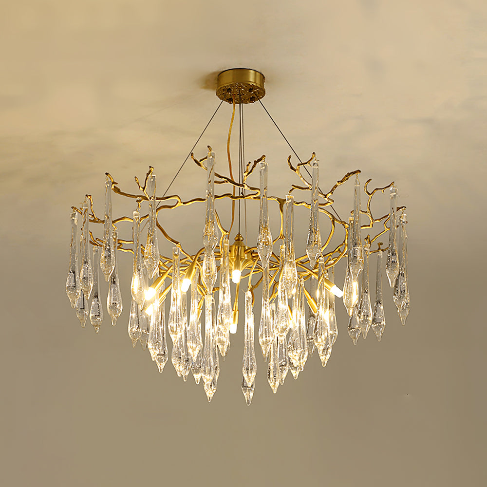 Branchs Brass Chandelier - Nuvé