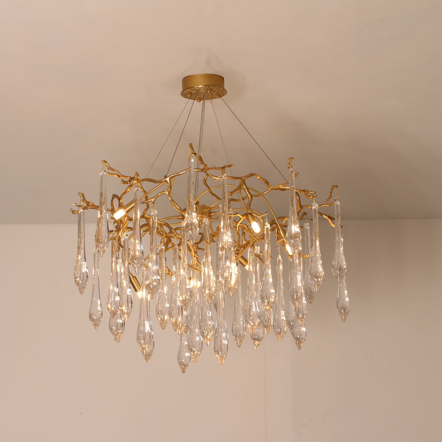 Branchs Brass Chandelier - Nuvé
