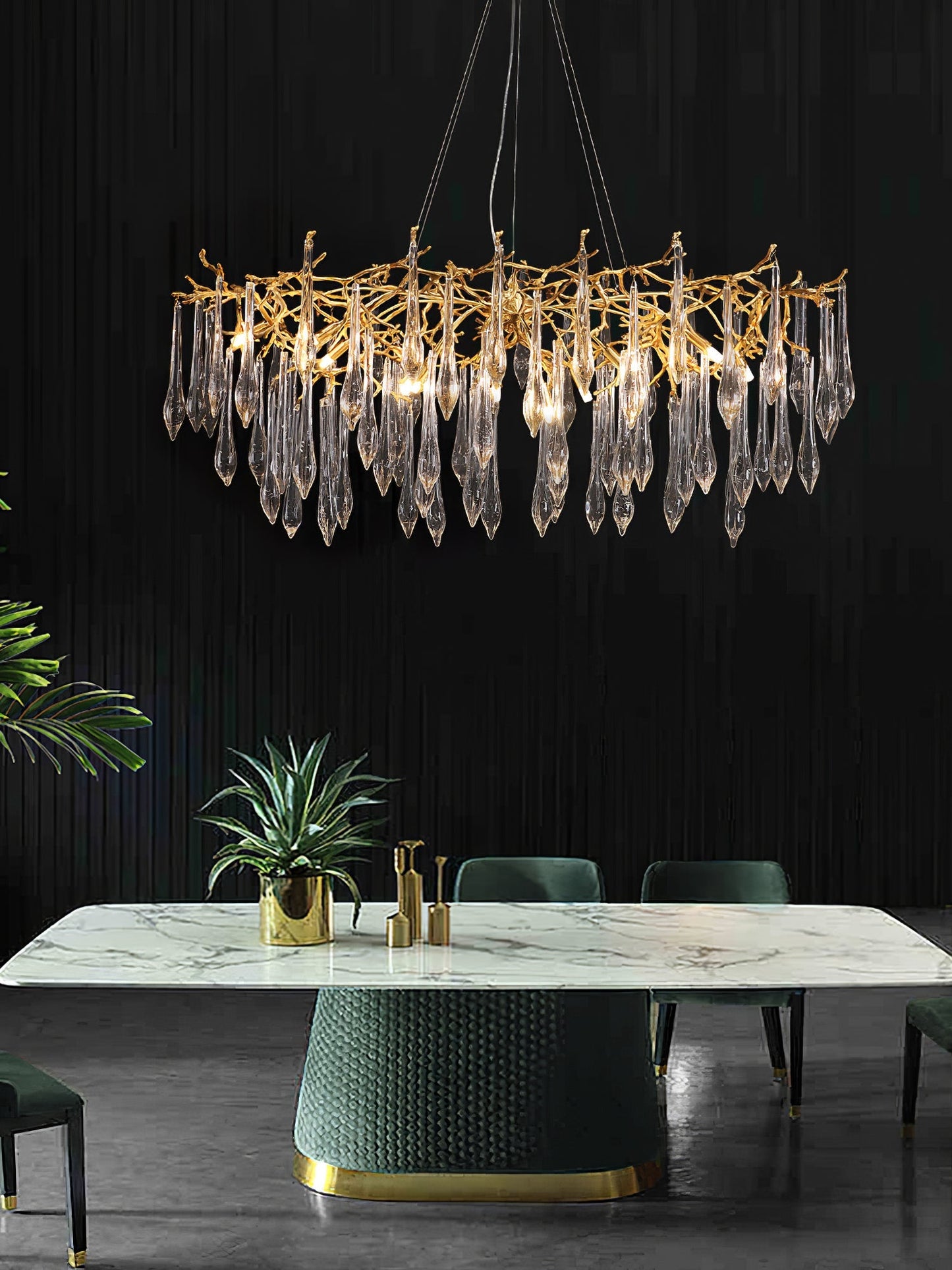 Branchs Brass Chandelier - Nuvé