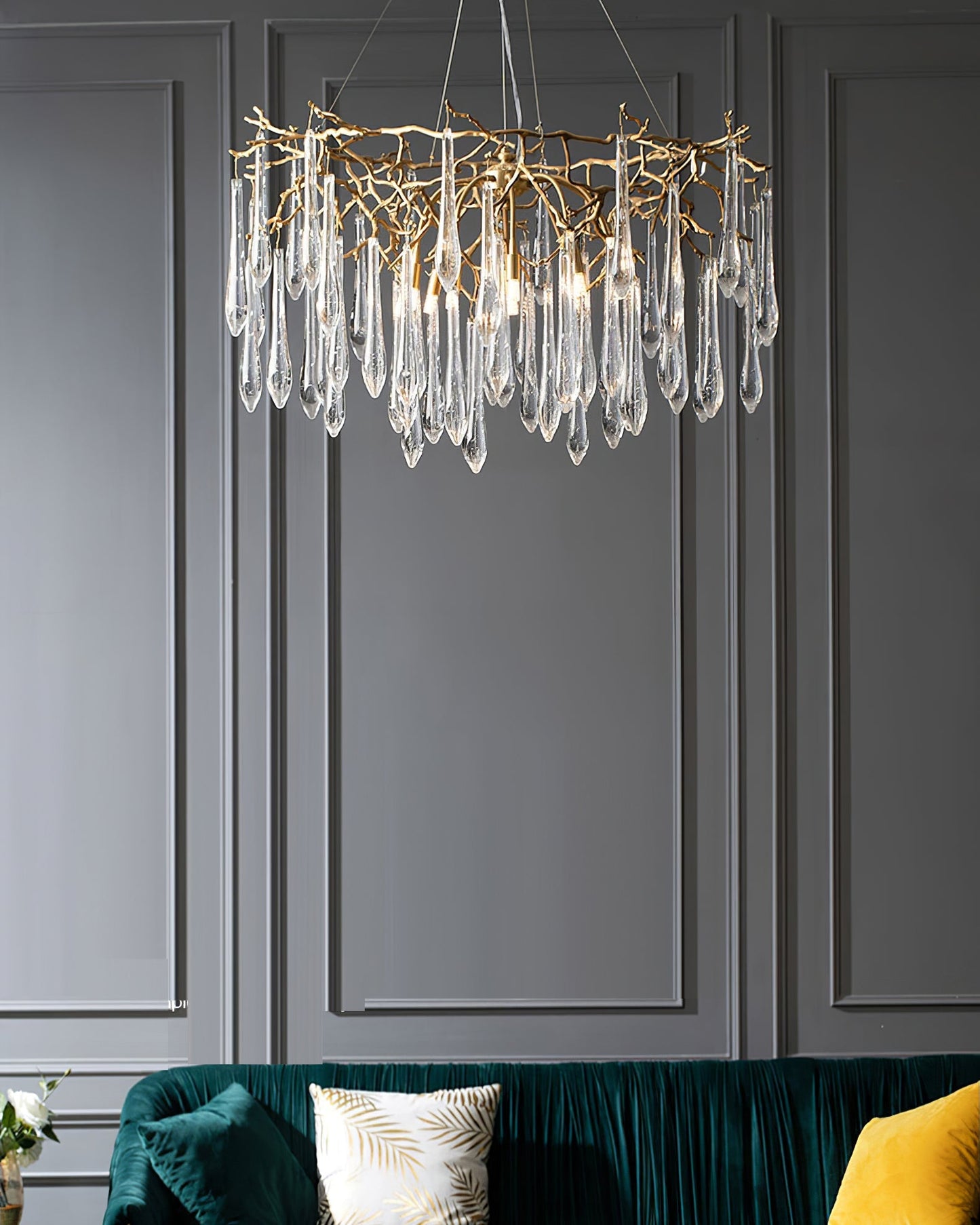 Branchs Brass Chandelier - Nuvé