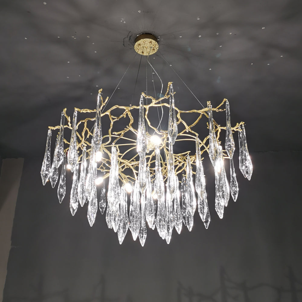 Branchs Brass Chandelier - Nuvé