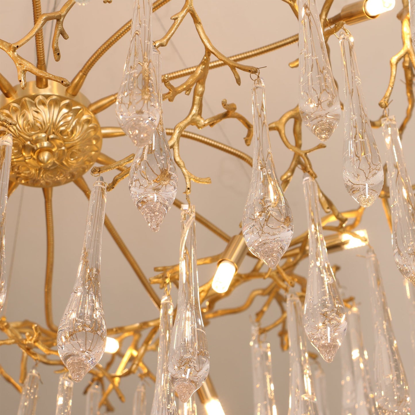 Branchs Brass Chandelier - Nuvé