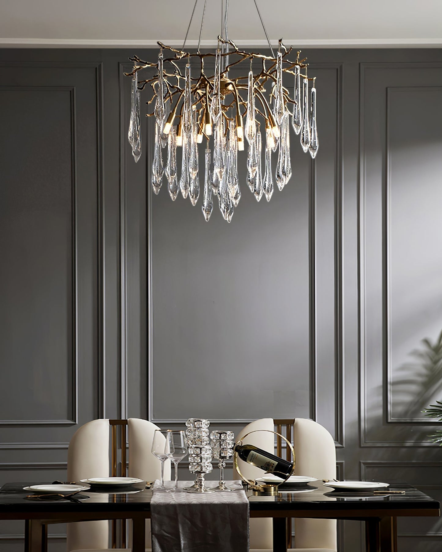 Branchs Brass Chandelier - Nuvé