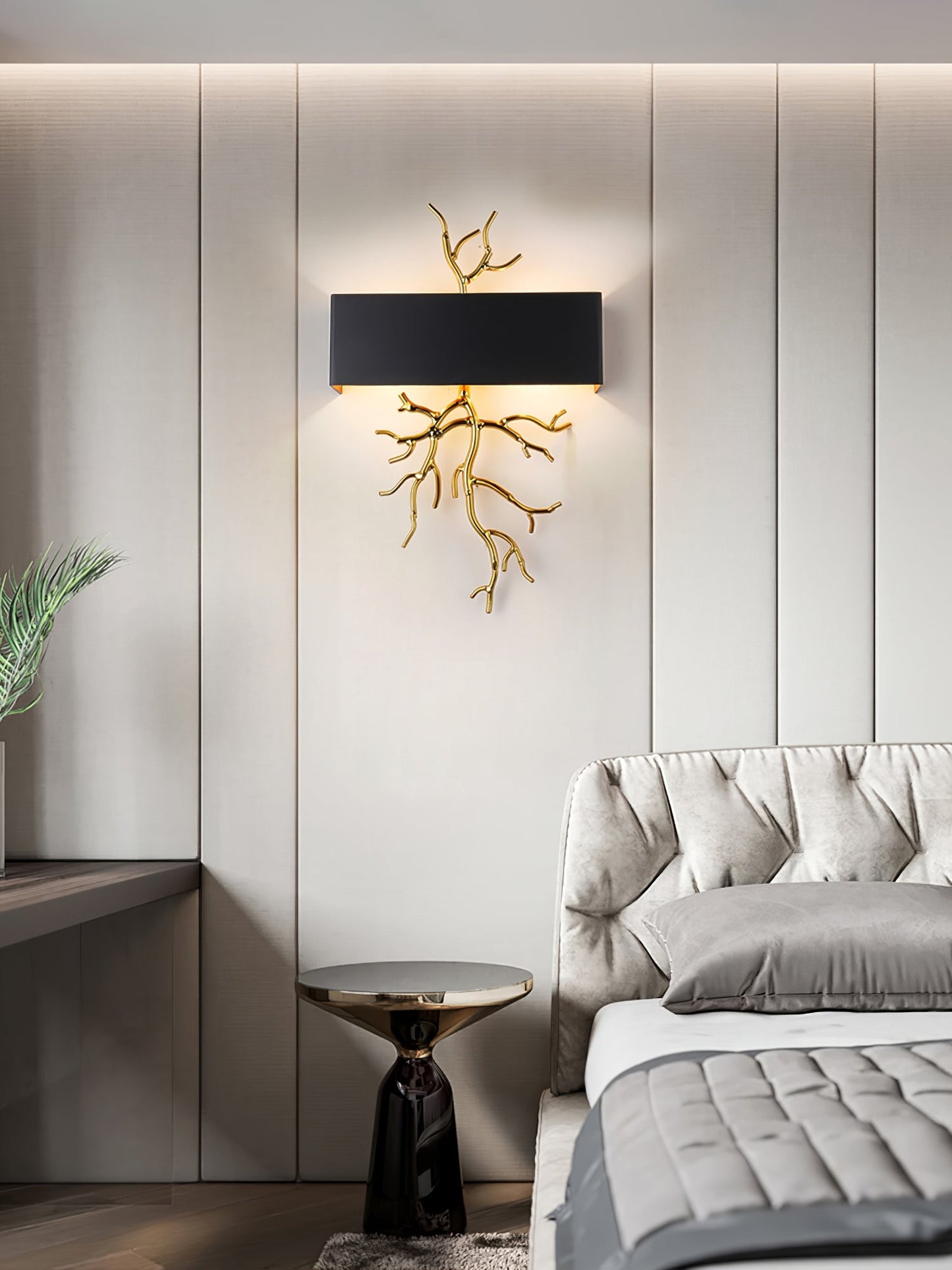 Brass Branch Wall Lamp - Nuvé