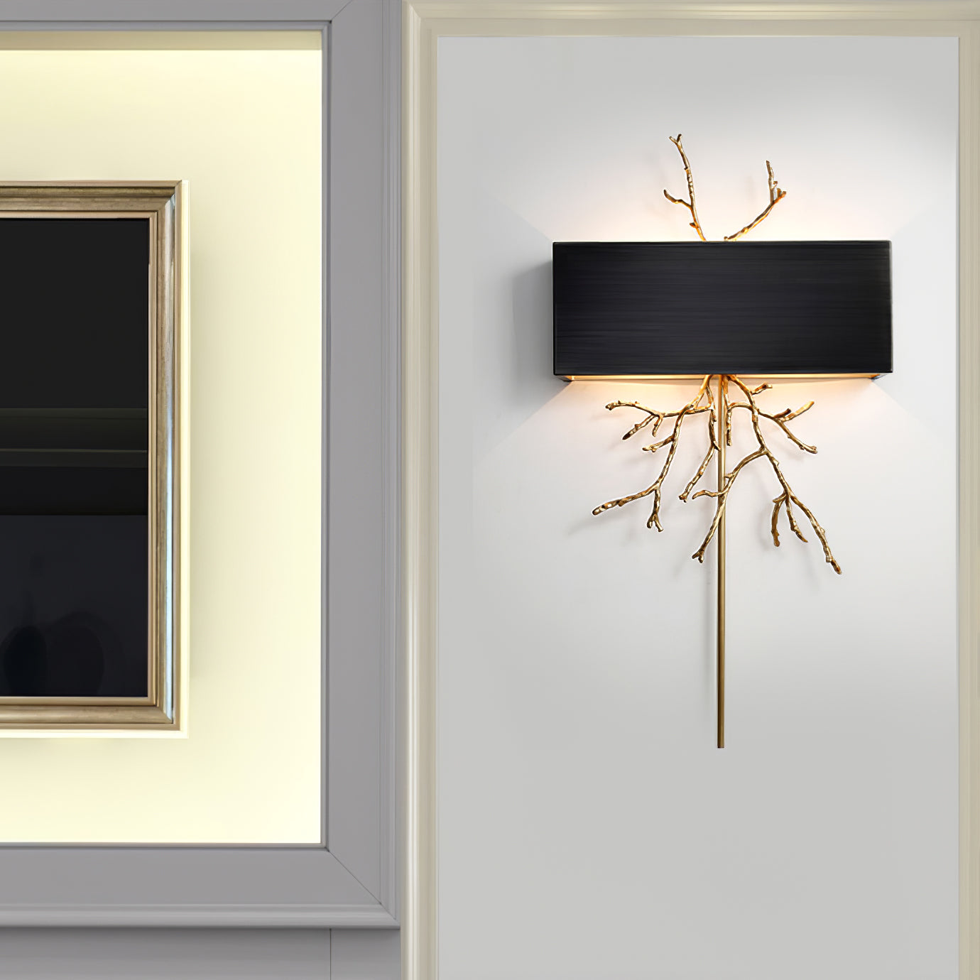 Brass Branch Wall Lamp - Nuvé