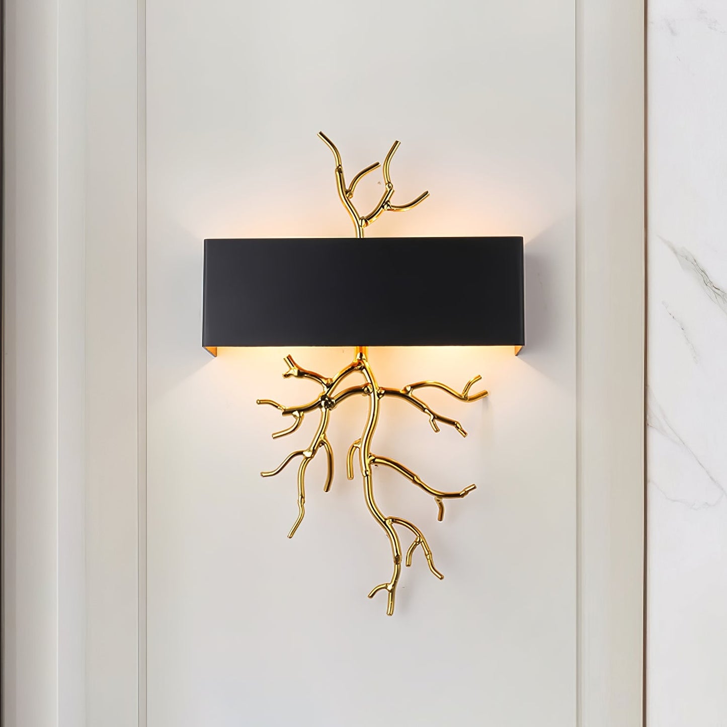 Brass Branch Wall Lamp - Nuvé