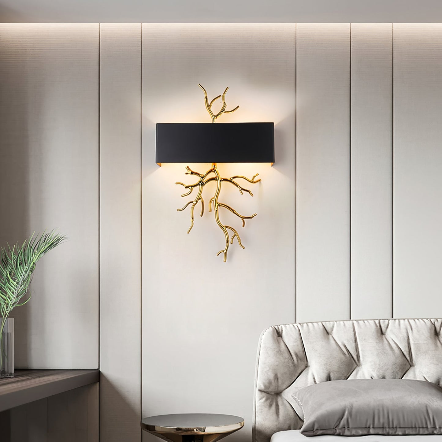 Brass Branch Wall Lamp - Nuvé