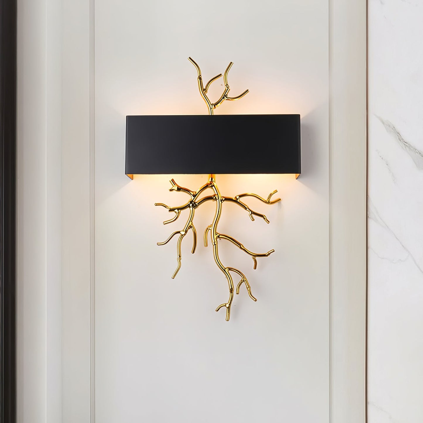 Brass Branch Wall Lamp - Nuvé