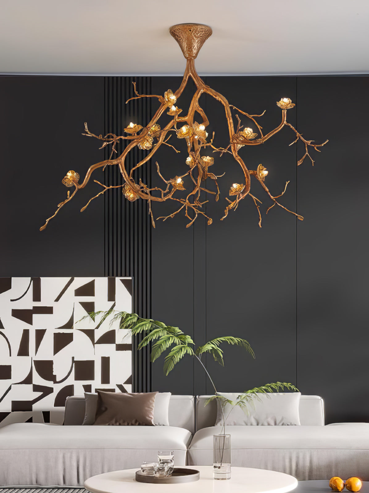 Tree Branches Flower Ceiling Lamp - Nuvé