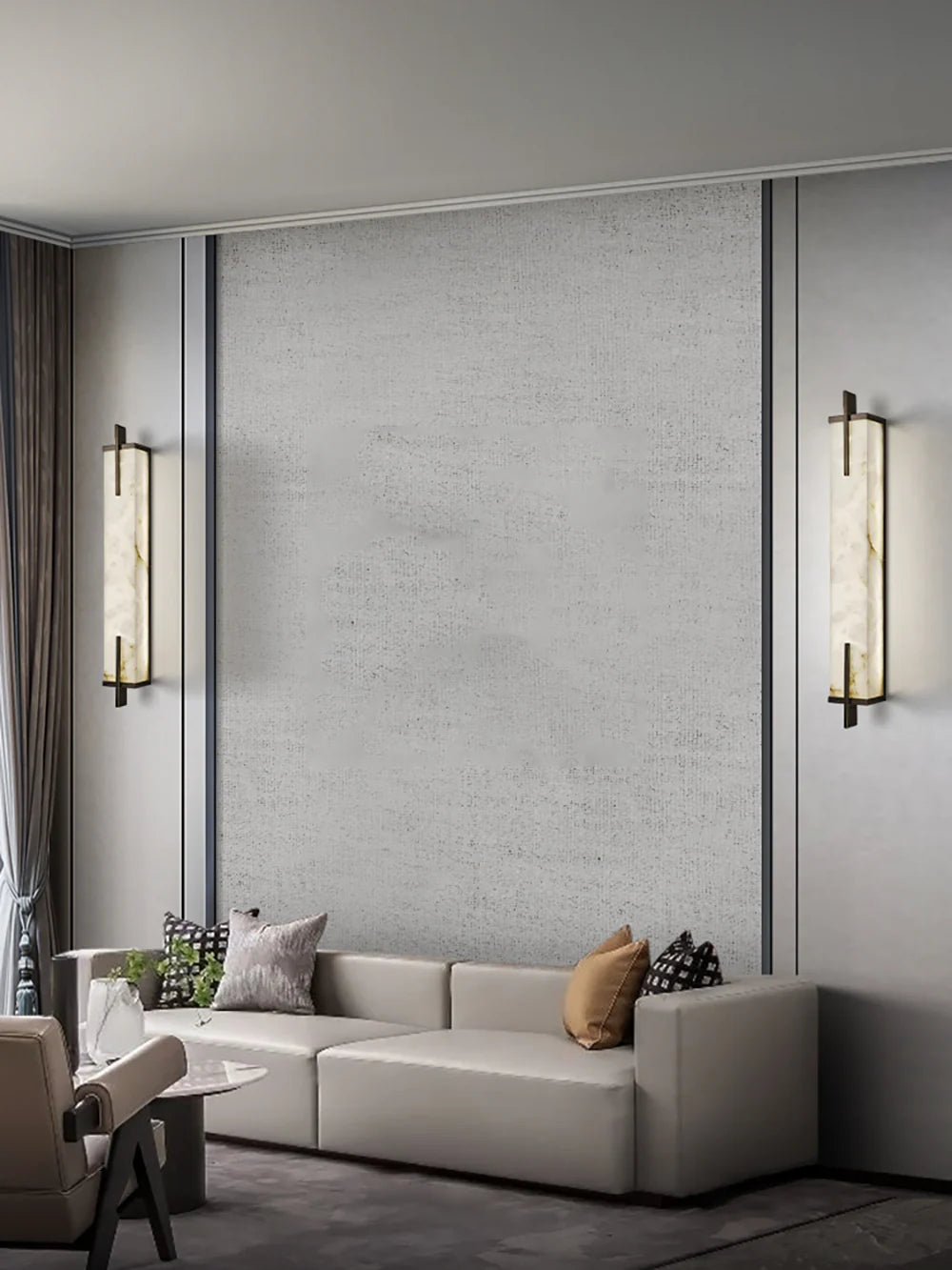 Alabaster Calliope Wall Sconce - Nuvé