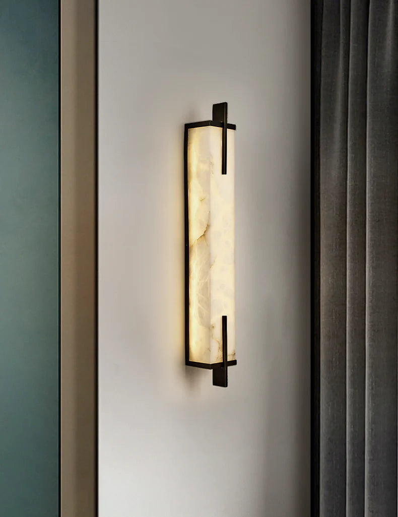 Alabaster Calliope Wall Sconce - Nuvé