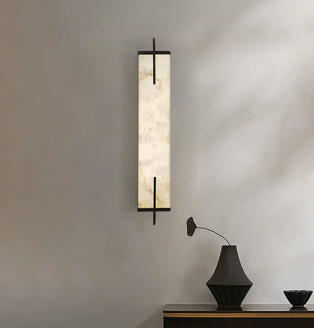 Alabaster Calliope Wall Sconce - Nuvé