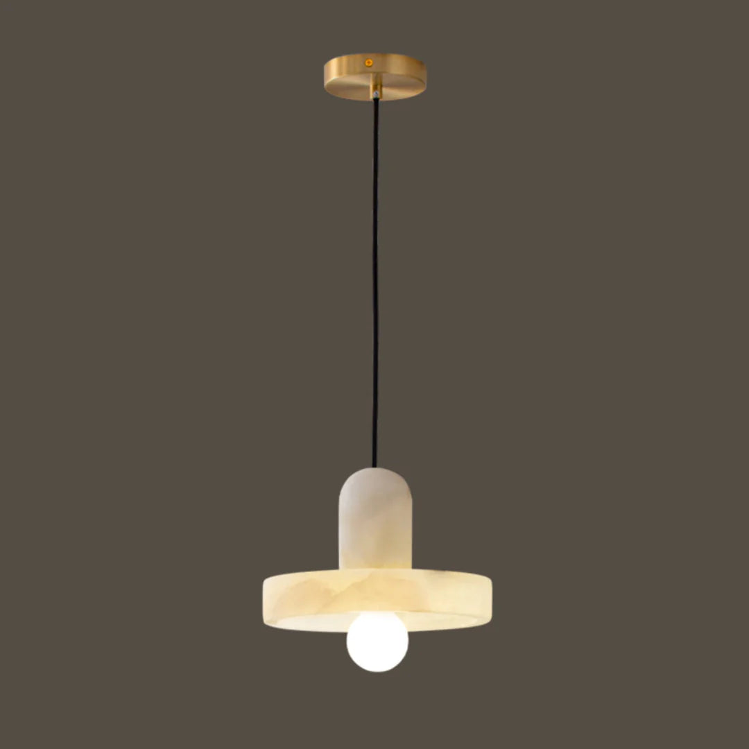 Carrara Alabaster Pendant Lamp - Nuvé