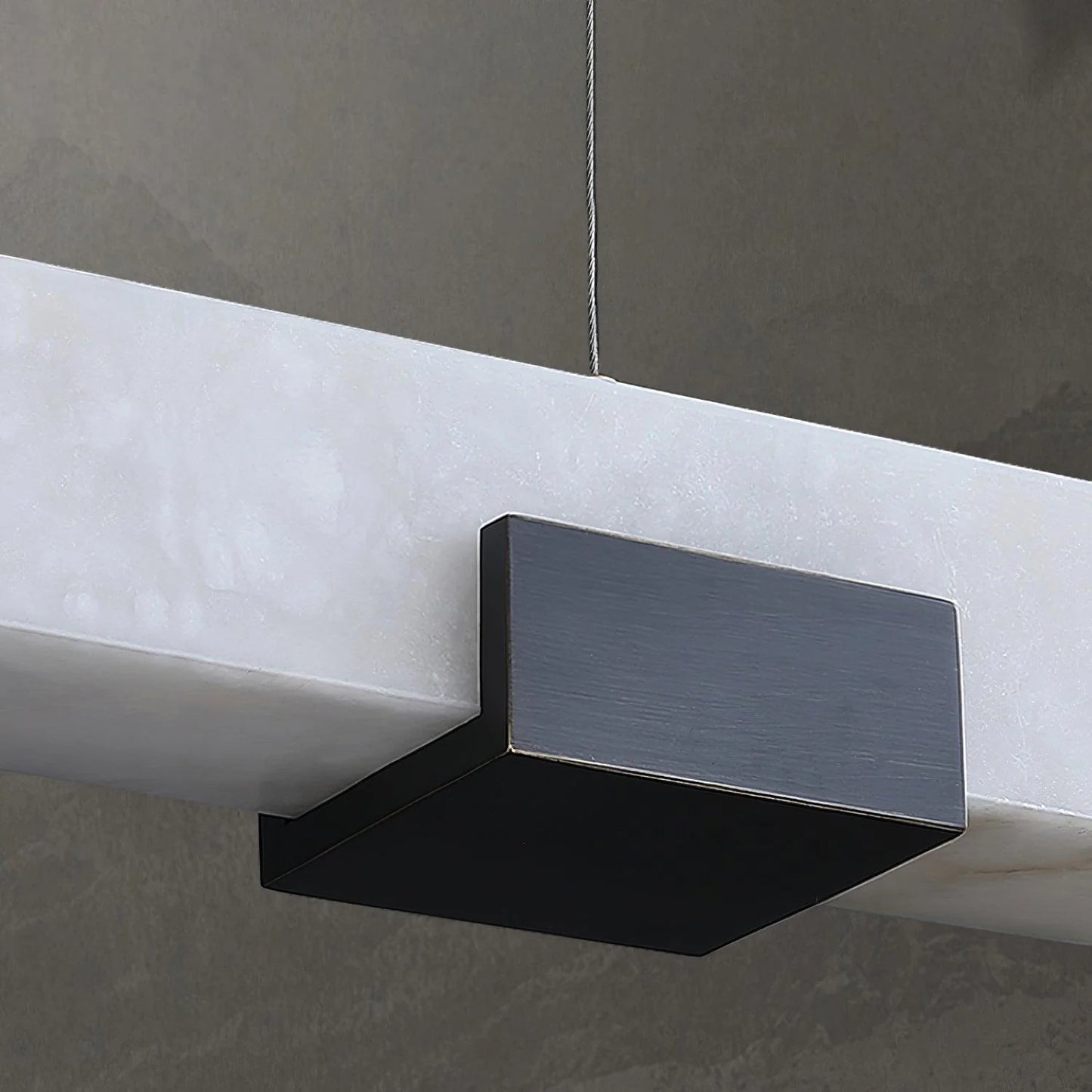 Alabaster Cary Black Pendant Light - Nuvé