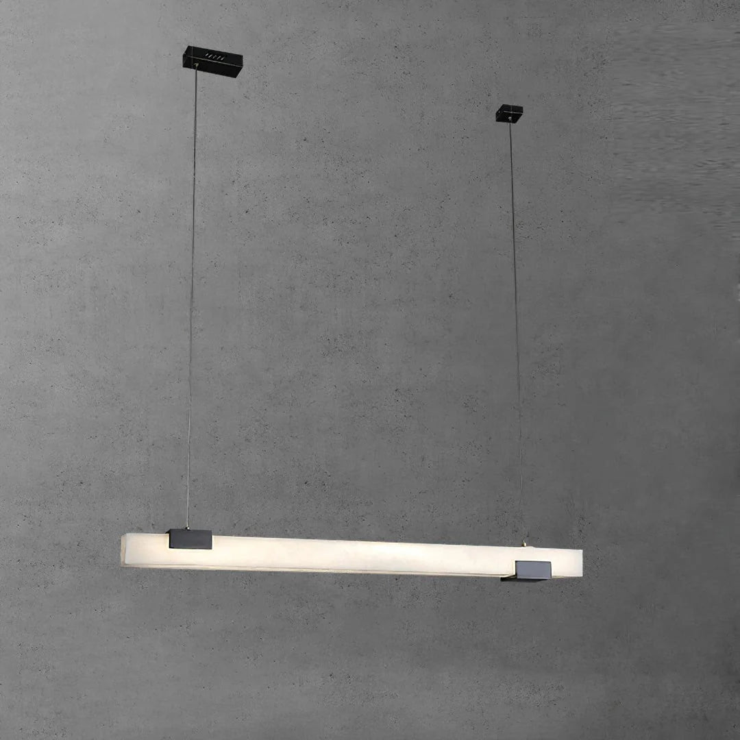 Alabaster Cary Black Pendant Light - Nuvé