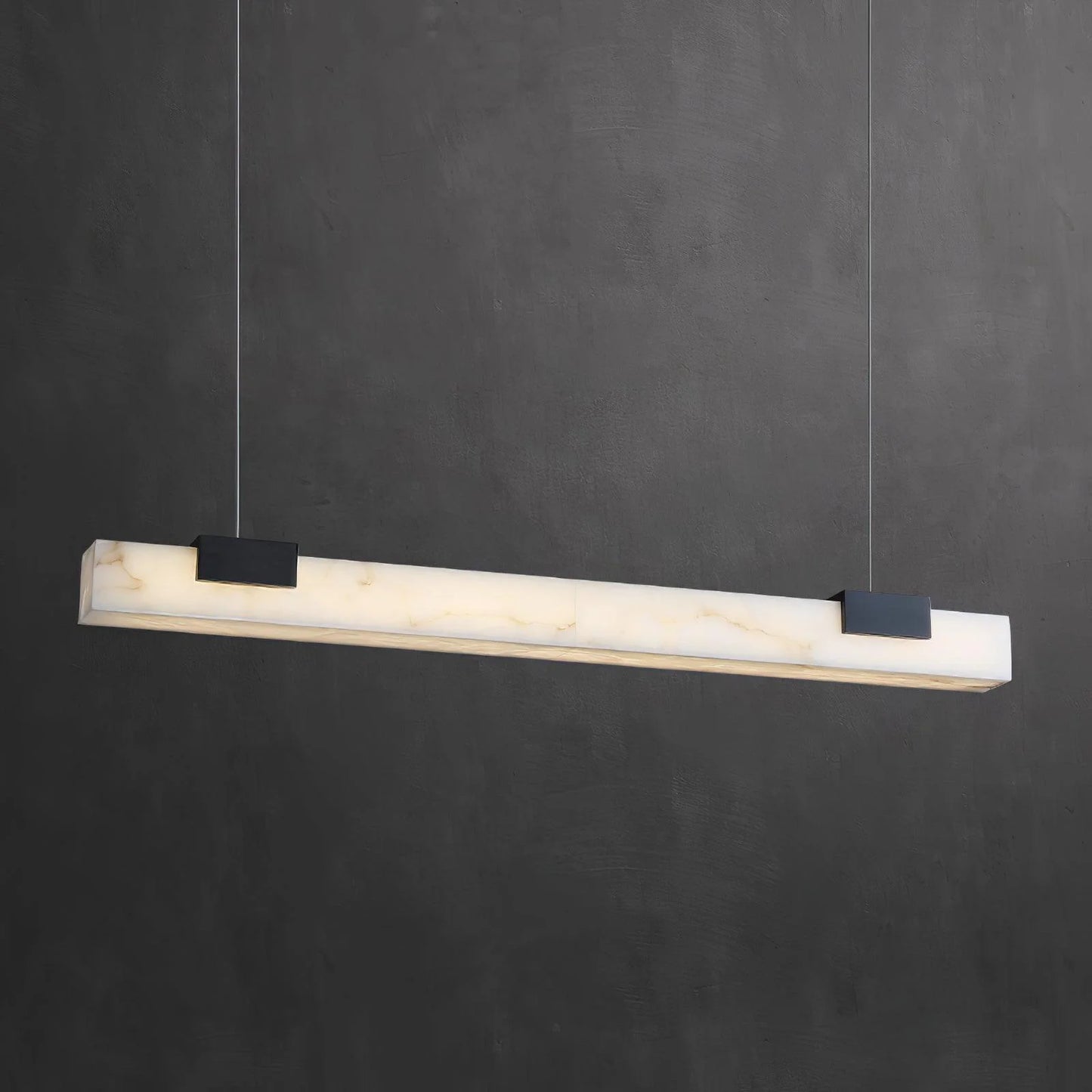 Alabaster Cary Black Pendant Light - Nuvé