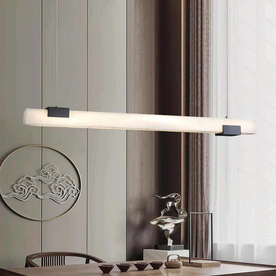 Alabaster Cary Black Pendant Light - Nuvé