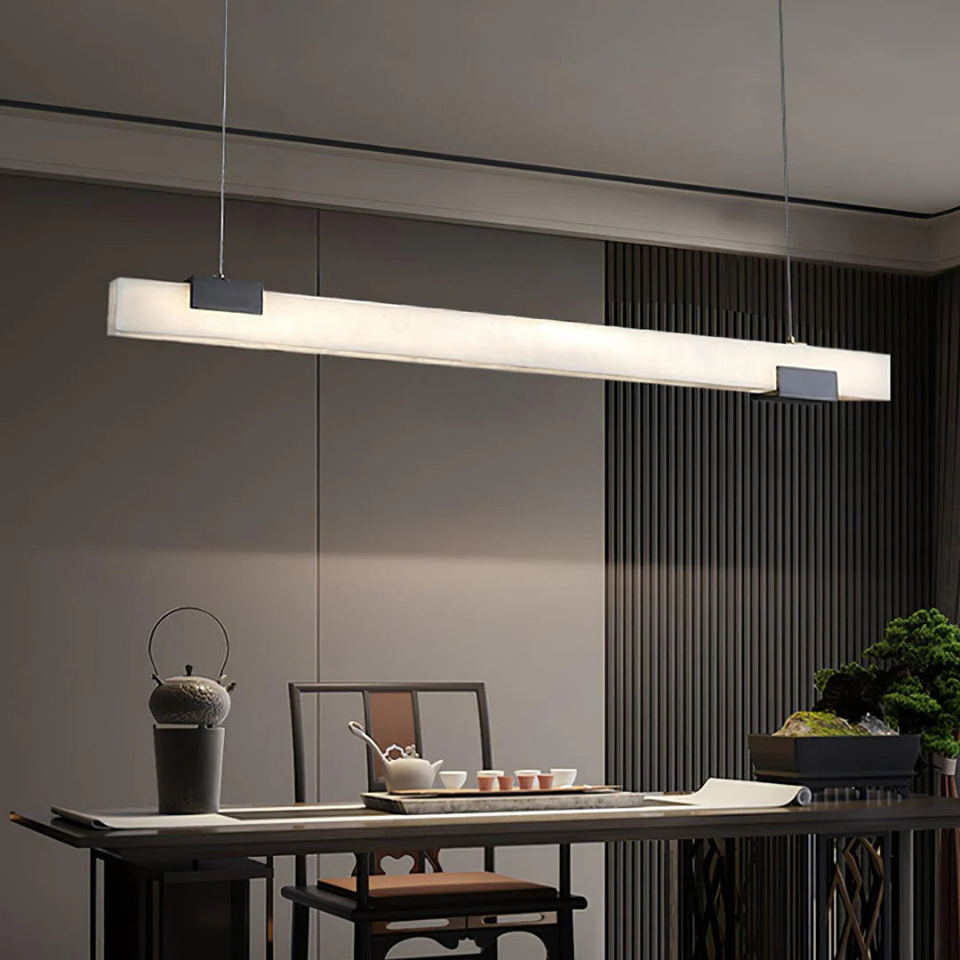 Alabaster Cary Black Pendant Light - Nuvé