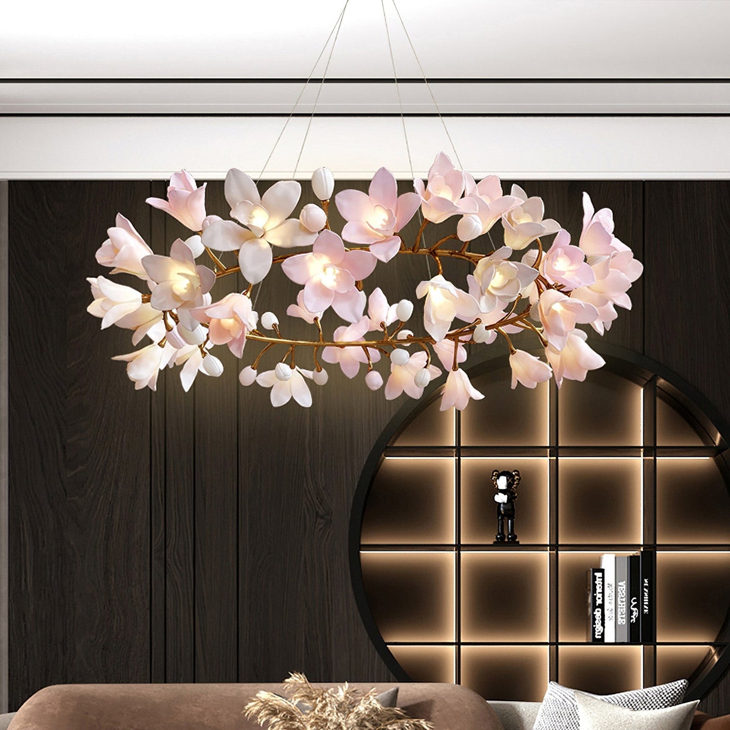 Circular Blossom Chandelier - Nuvé