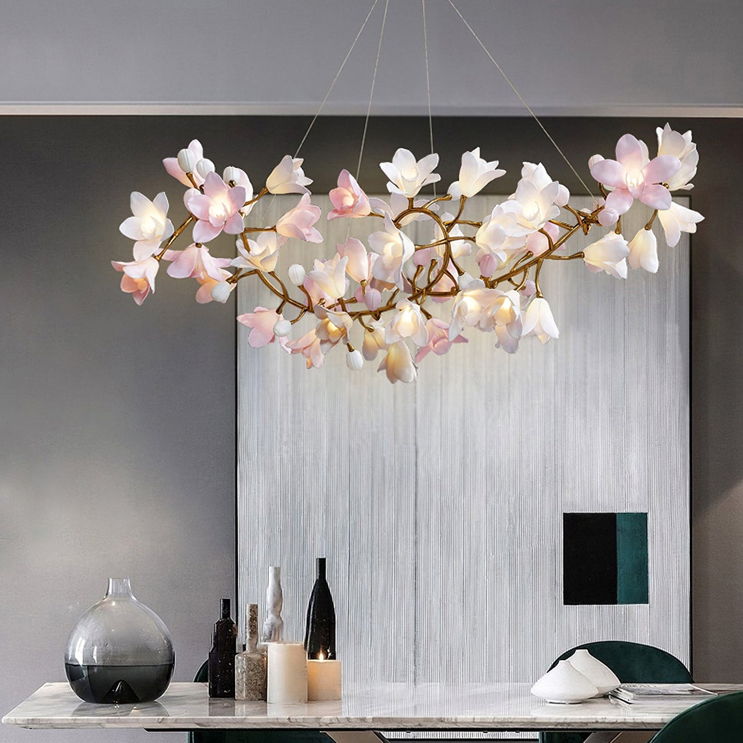 Circular Blossom Chandelier - Nuvé