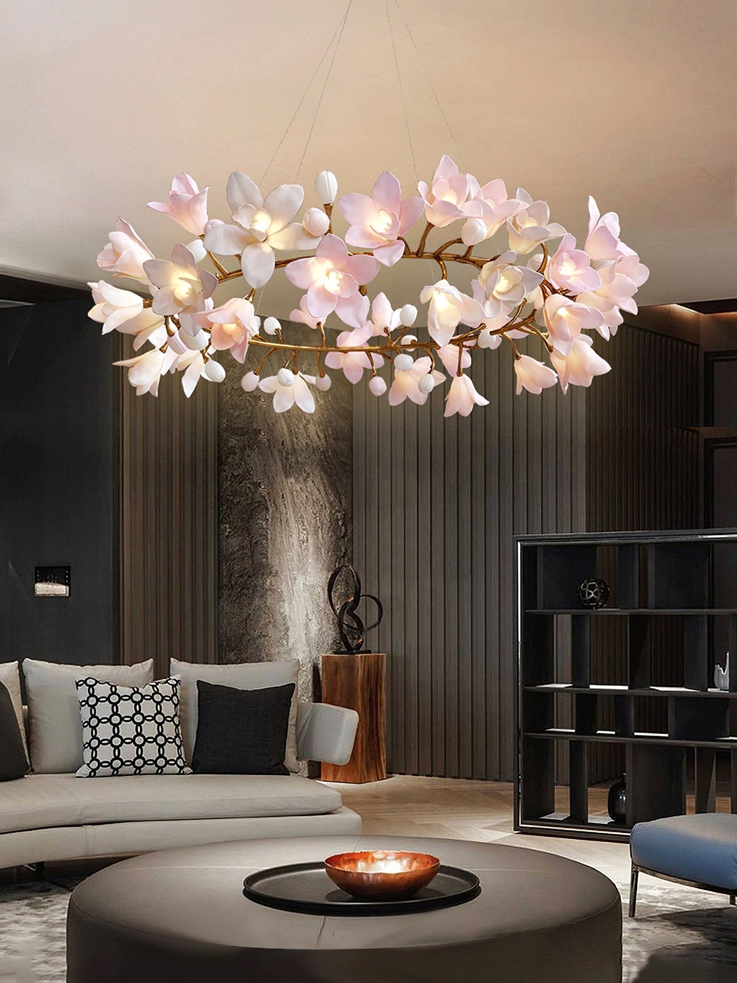 Circular Blossom Chandelier - Nuvé