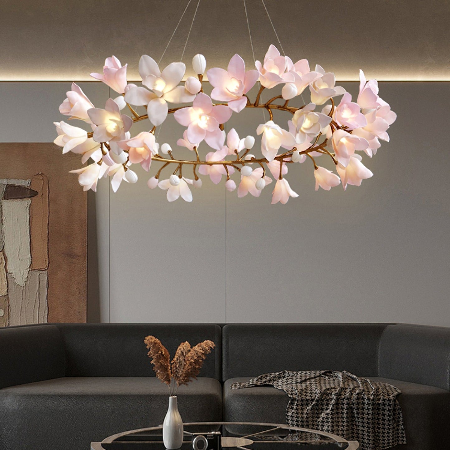 Circular Blossom Chandelier - Nuvé