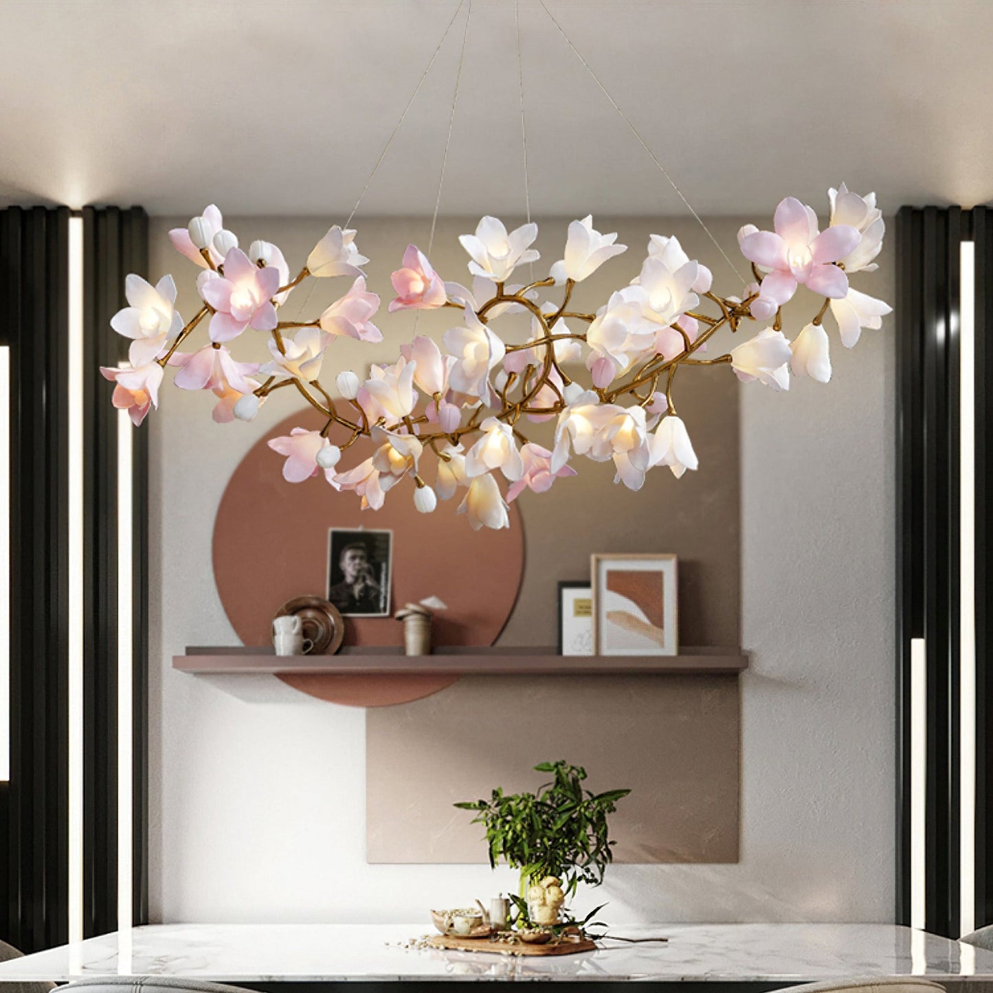 Circular Blossom Chandelier - Nuvé