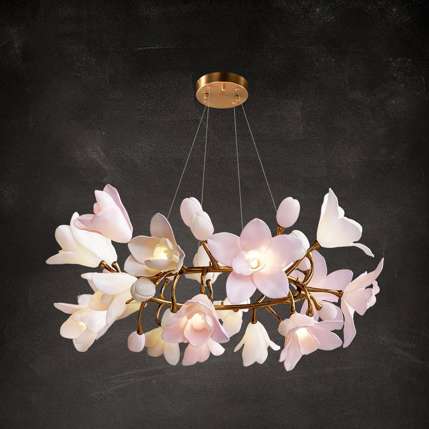 Circular Blossom Chandelier - Nuvé