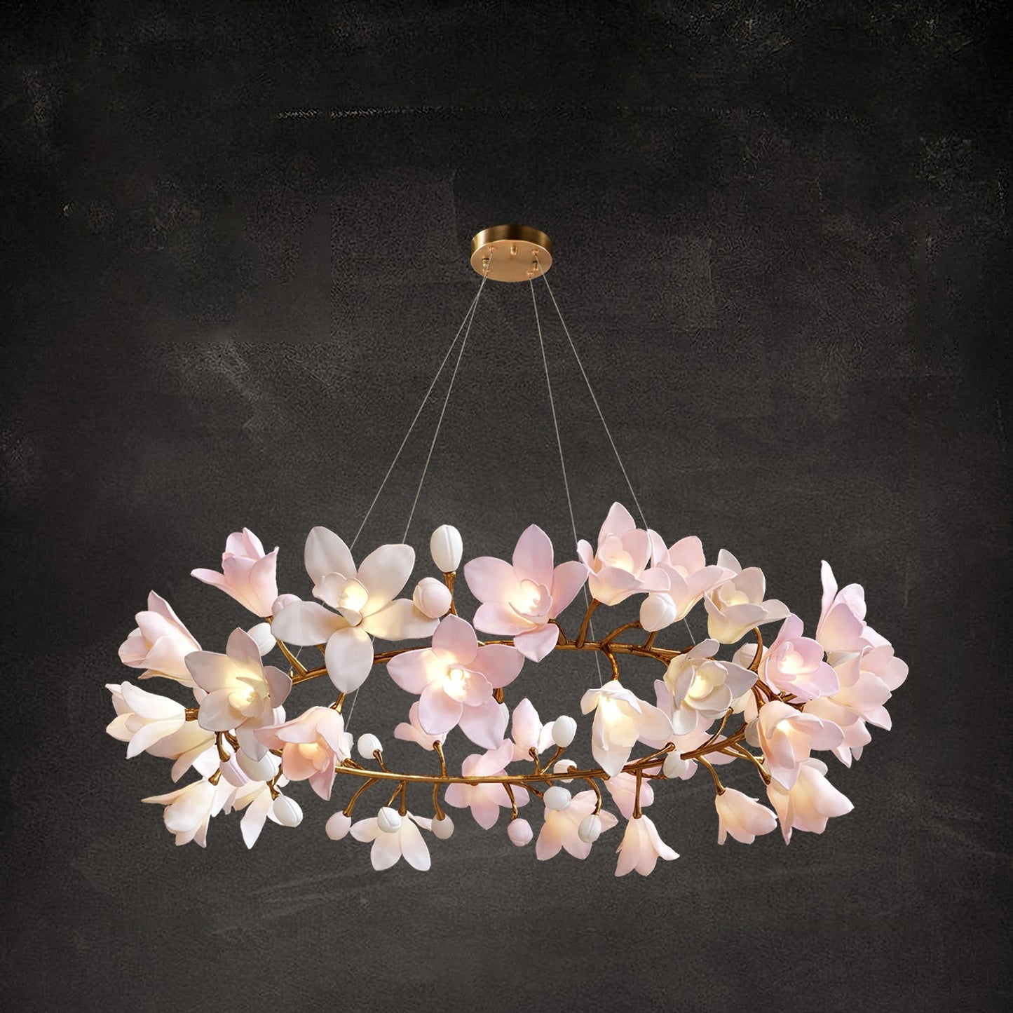Circular Blossom Chandelier - Nuvé
