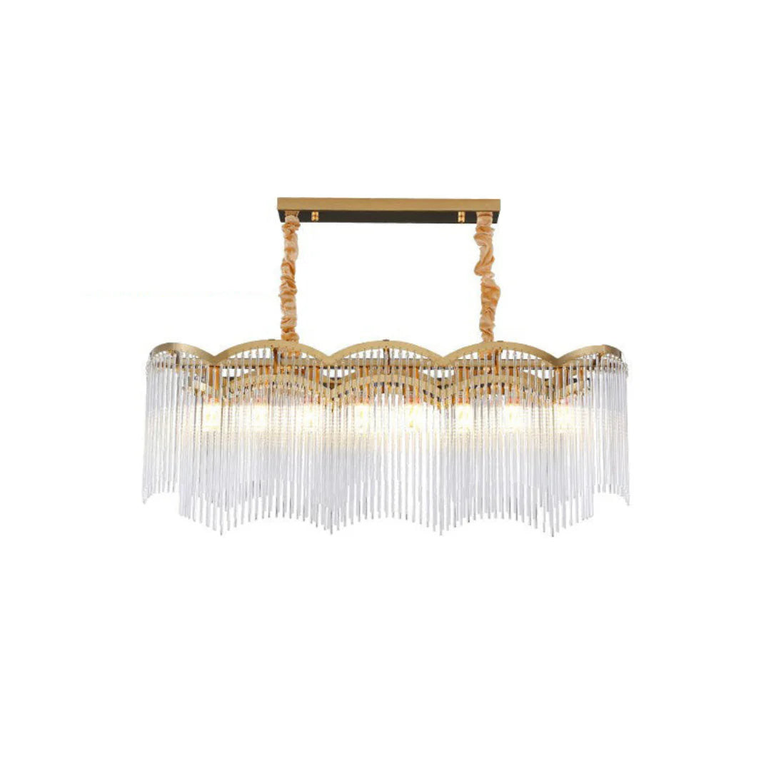 Classic Maria Glass Rod Chandelier - Nuvé