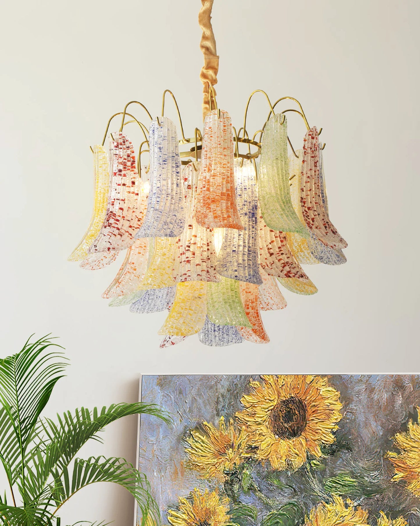 Colorful Murano Glass Chandelier - Nuvé