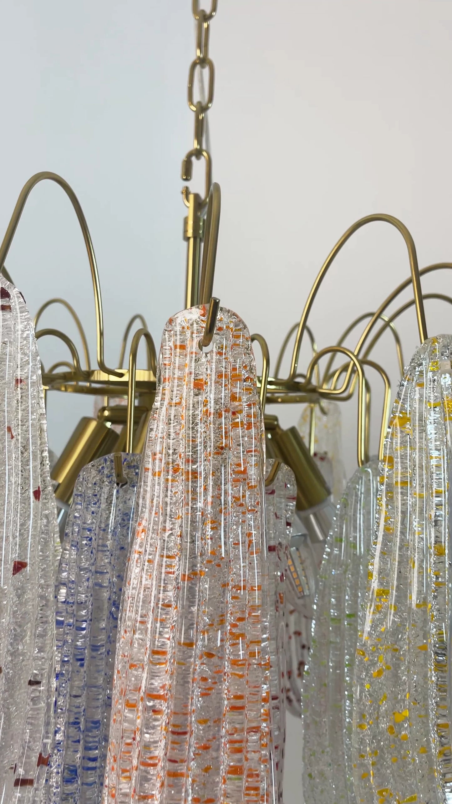 Colorful Murano Glass Chandelier - Nuvé
