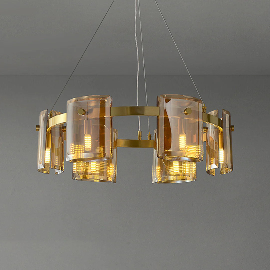 Modern Corlota Glass Chandelier - Nuvé