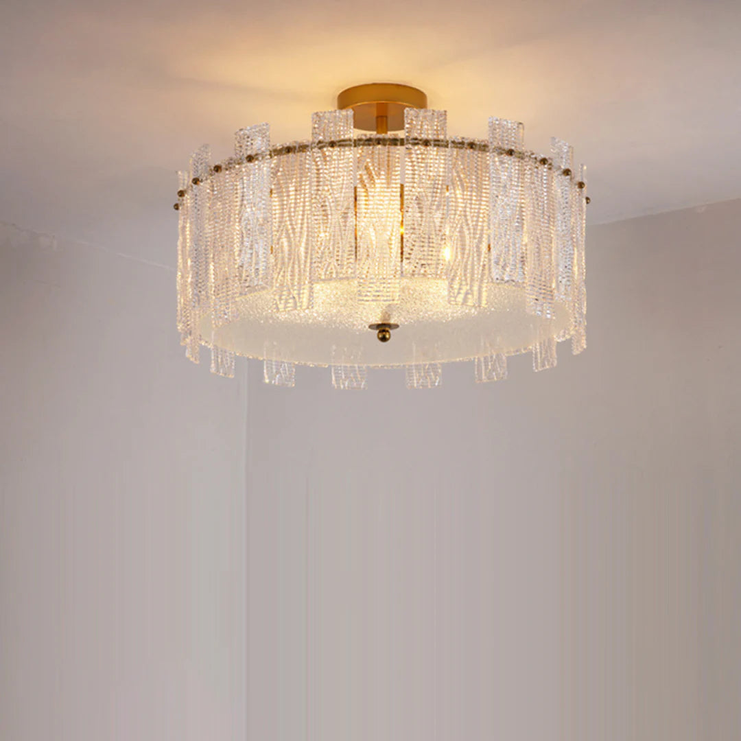 Crystal Gold Ceiling Lamp - Nuvé