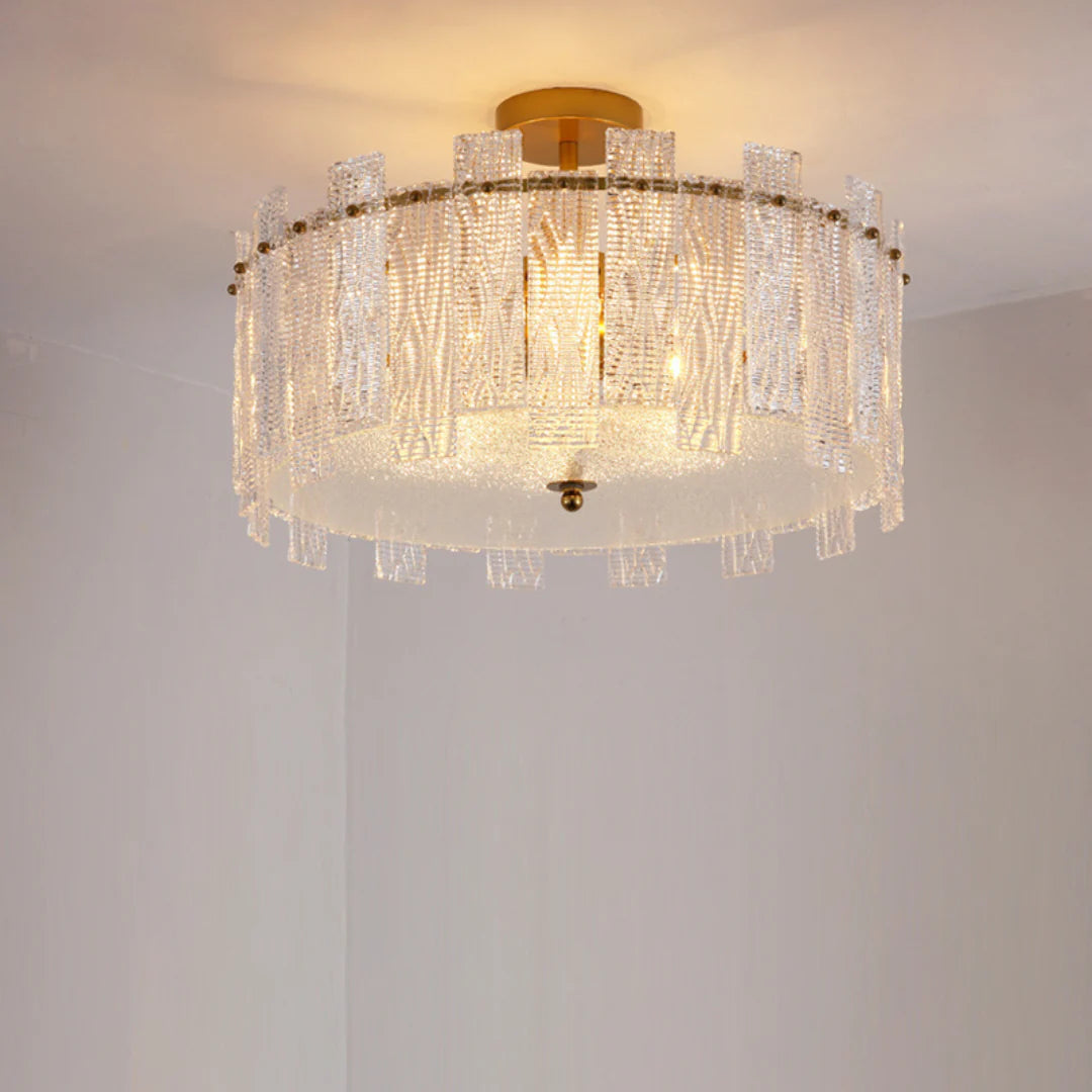 Crystal Gold Ceiling Lamp - Nuvé