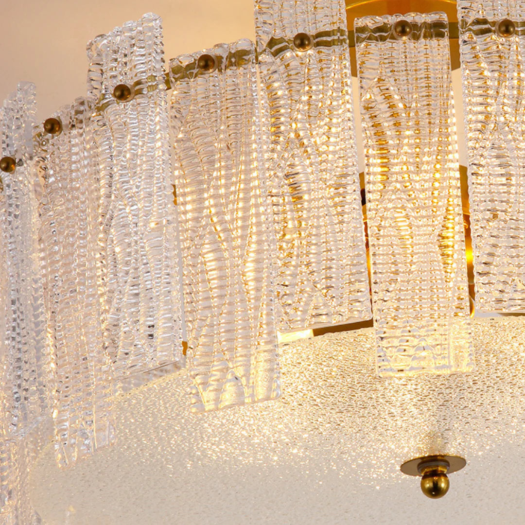 Crystal Gold Ceiling Lamp - Nuvé