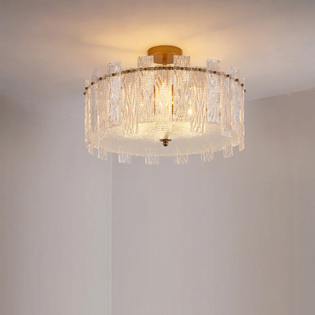 Crystal Gold Ceiling Lamp - Nuvé