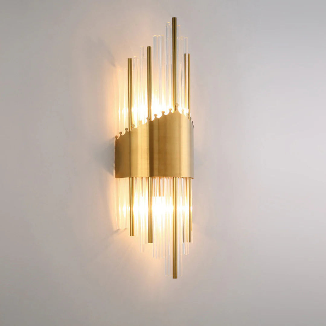 Crystal Rod Wall Sconce - Nuvé