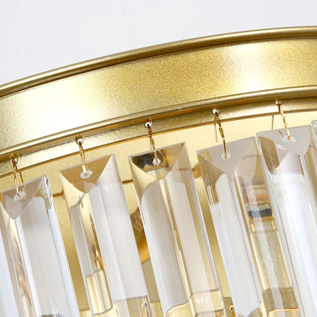 Crystal Tiered Tapered Wall Light - Nuvé