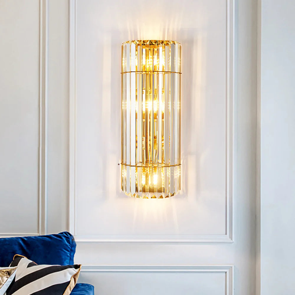 Cylindrical Crystal Wall Light - Nuvé