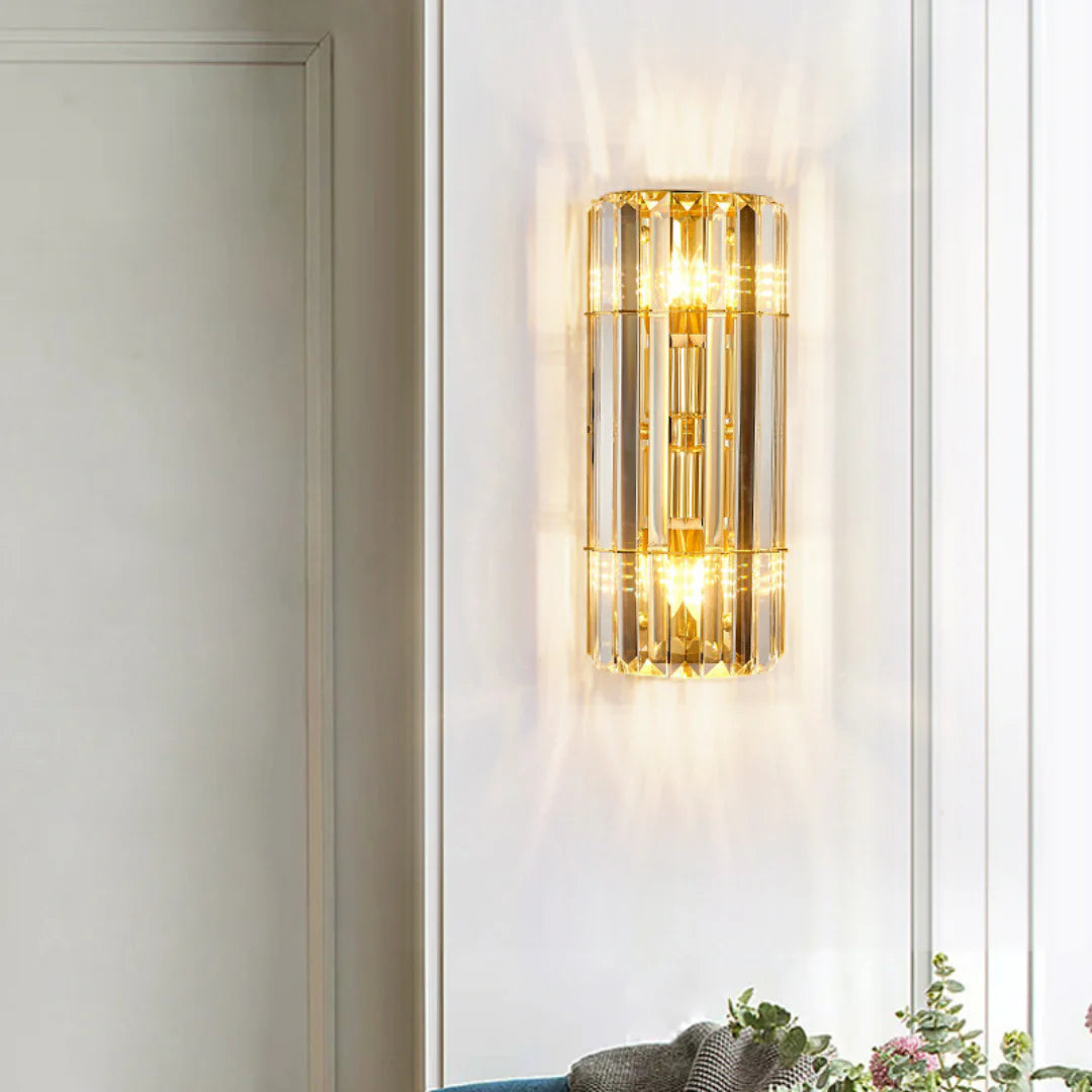 Cylindrical Crystal Wall Light - Nuvé